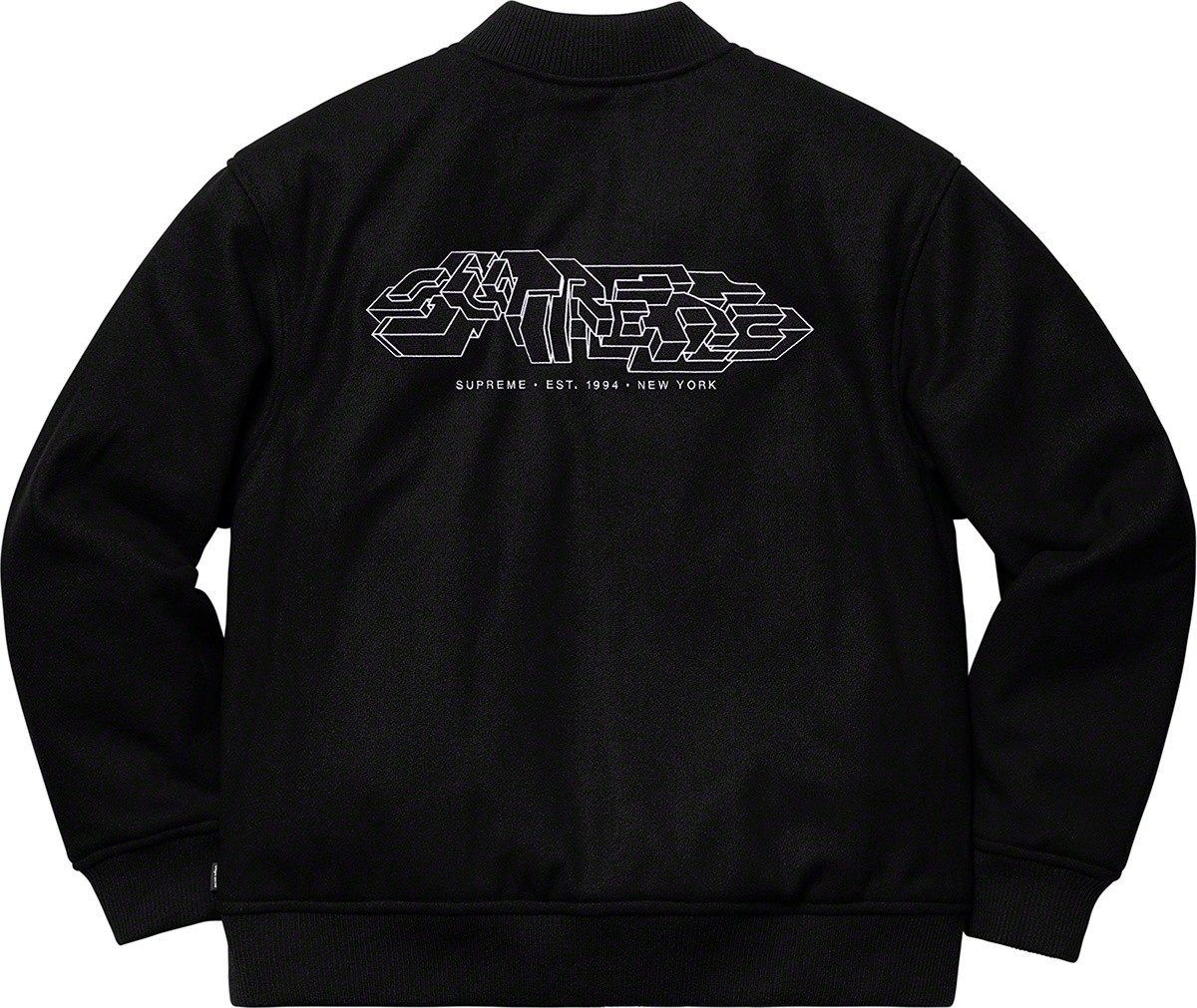 Delta Logo Varsity Jacket view 8